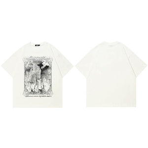 Y2K Style Graphic T Shirt