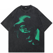 Camiseta Y2K con estampado gráfico