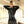 Y2K Tattoo Print Knitted Tops Black