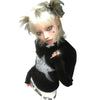 Y2K Top Aesthetics Star Print