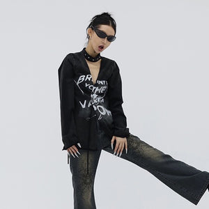 Y2K Top Black