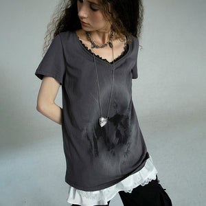 Y2K Top Vintage Distressed