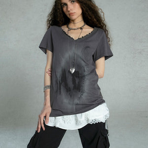 Y2K Top Vintage Distressed