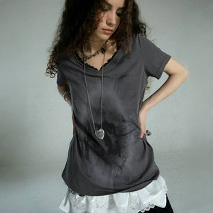 Y2K Top Vintage Distressed