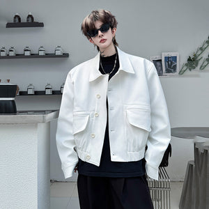 Y2K Turn-down Collar Jackets