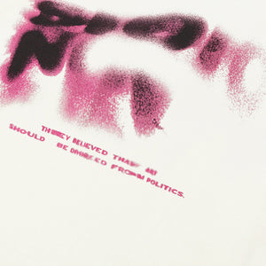 Y2K Twisted Blurry Letters Graphic Tees