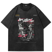 Y2K Vintage Graphic Black T Shirt