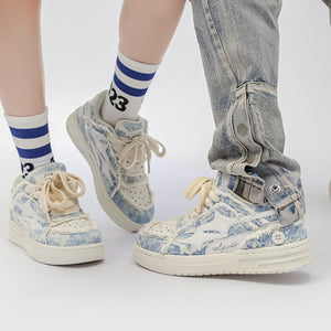 Y2K White Leatther Shoes