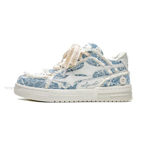 Y2K White Leatther Shoes