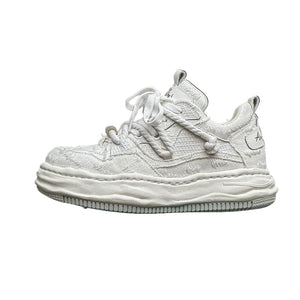 Y2K White Sneakers Shoes