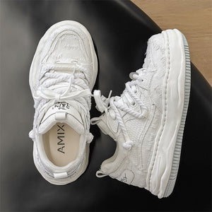 Y2K White Sneakers Shoes