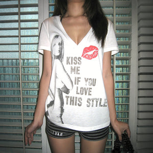 Y2K White Top Retro