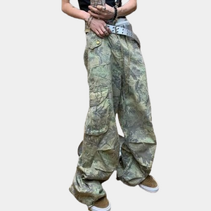 y2k Women Camo Cargo Pants