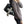 Y2k Women Purse Black - product view on white background