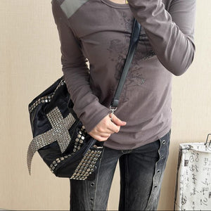 Y2k Women Purse Black