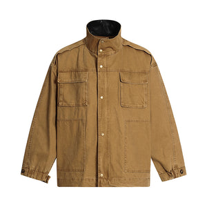 Y2K Zipper Jacket Leather