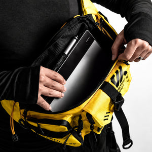 Yellow sling bag