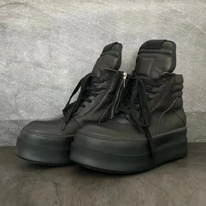 Zip Black Boots Men