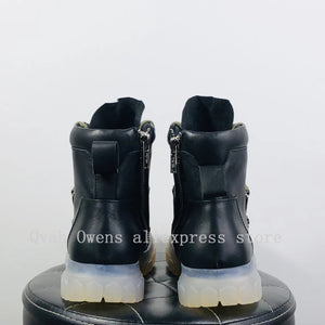 Zip Black Men Boots