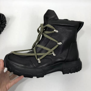Zip Black Men Boots
