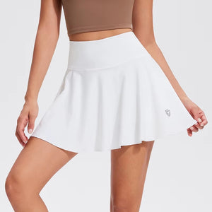 Zip Pocket Black Skort