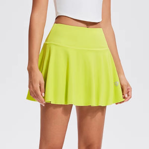 Zip Pocket Black Skort