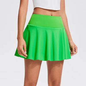 Zip Pocket Black Skort