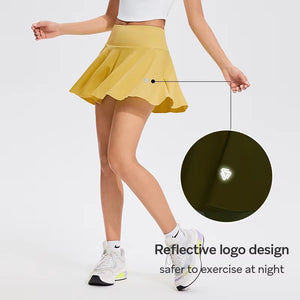 Zip Pocket Black Skort