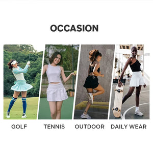 Zip Pocket Black Skort