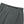 Detail of the back zip pocket on the Gray gym joggers, black zipper set below the elastic waistband
