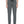 Gray gym joggers worn front view on a white background, black drawstring and tapered ankle length legs