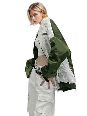 Zipper Baseball Spring Jacket Women