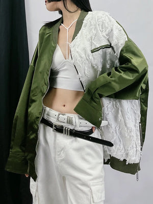 Zipper Baseball Spring Jacket Women