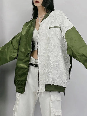 Zipper Baseball Spring Jacket Women