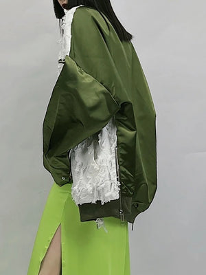 Zipper Baseball Spring Jacket Women