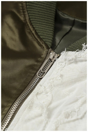 Zipper Baseball Spring Jacket Women