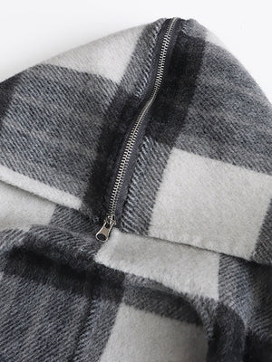 Zipper Hooded Women Jacket Spring