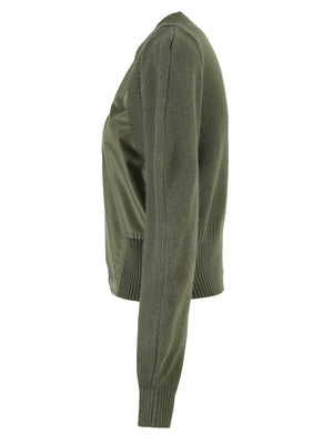 Zipper Kintted Women Jacket Spring