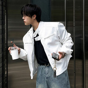 Zipper Patchwork Y2K Jacket