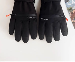 Zipper Pocket Style Techwear Winter Gloves
