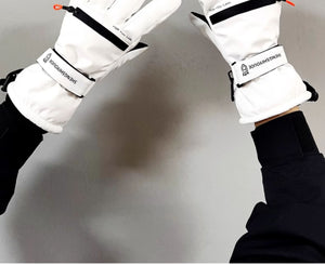 Zipper Pocket Style Techwear Winter Gloves