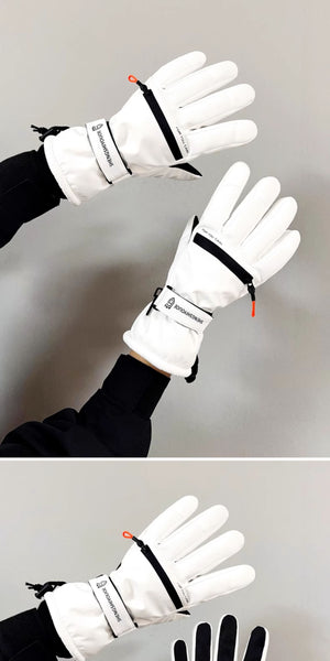 Zipper Pocket Style Techwear Winter Gloves