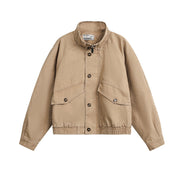Vintage Y2K Jacke im Reißverschluss-Design