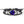 Zodiac Glow Y2K Bracelet with the Aquarius water-bearer cabochon, front view on white with braided bands