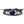 Zodiac Glow Y2K Bracelet with the Capricorn goat cabochon, front view on white with braided bands