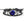 Zodiac Glow Y2K Bracelet with the Sagittarius archer cabochon, front view on white with braided bands