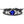 Zodiac Glow Y2K Bracelet with the Taurus bull cabochon, front view on white with braided bands