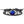 Zodiac Glow Y2K Bracelet with the Aries ram cabochon, front view on white with braided bands