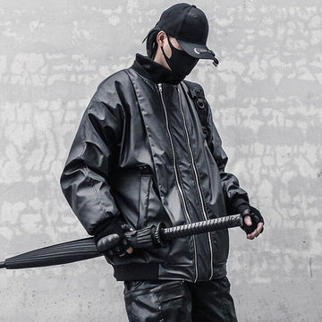 Double Zip Techwear Jacket | CYBER TECHWEAR®