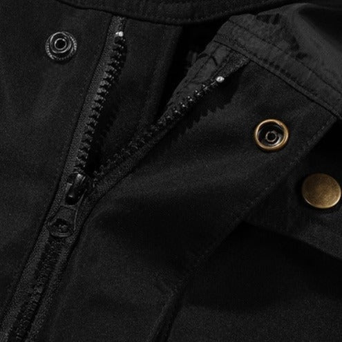 Techwear Black Jacket